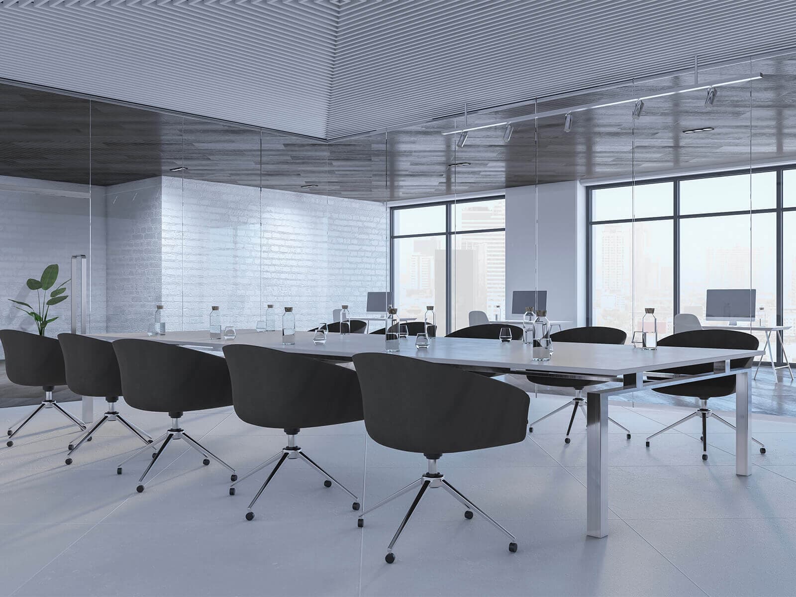 Modern ofis iç mekânı